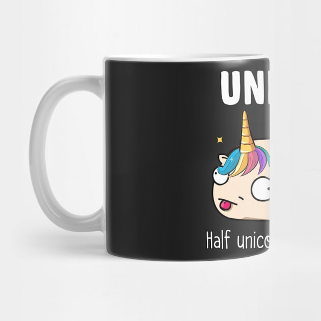 Unitato Half Unicorn Half Potato Funny T-shirt by Elsie